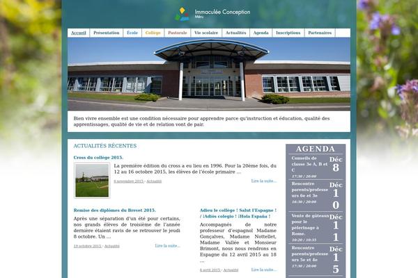 WordPress website example screenshot