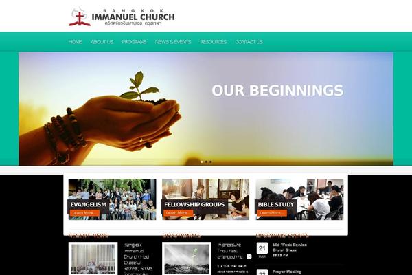 Churchope theme site design template sample