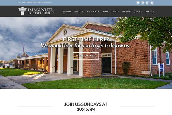 WordPress website example screenshot