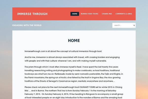 Wpex-thoughts theme site design template sample