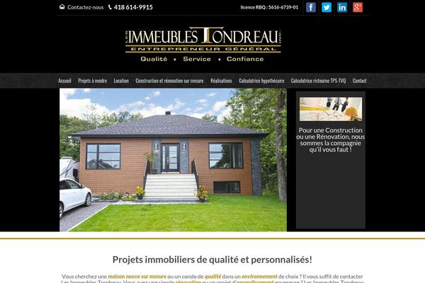 immeublestondreau.com site used Immeubles-tondreau