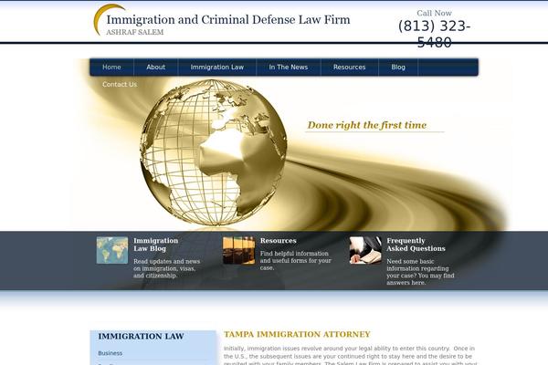 immigrationandcitizenshipservices.com site used Salem