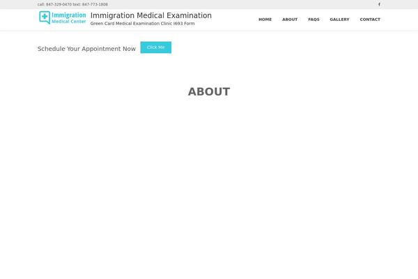 immigrationmedicalcenter.com site used onetone