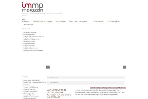 immo-magazin.de site used Immo-magazin