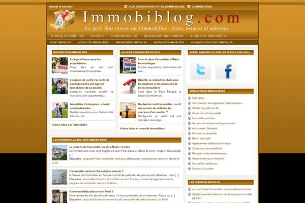 immobiblog.com site used Immobilier