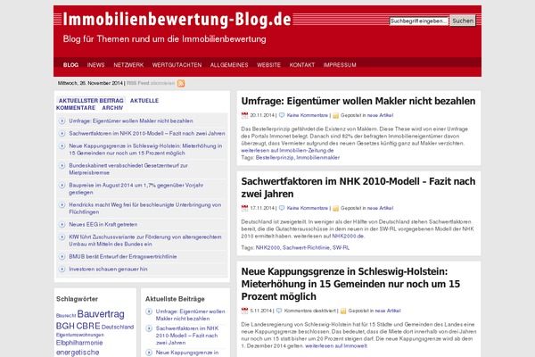 immobilienbewertung-blog.de site used Loose