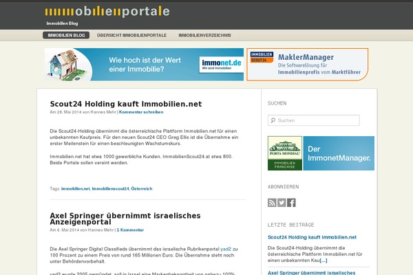 immobilienportale.com site used PRESSO