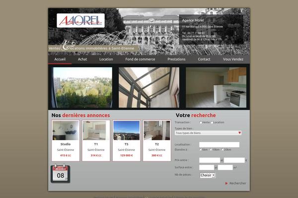 immobilier-morel.com site used Morel