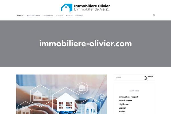 immobiliere-olivier.com site used Thewriter