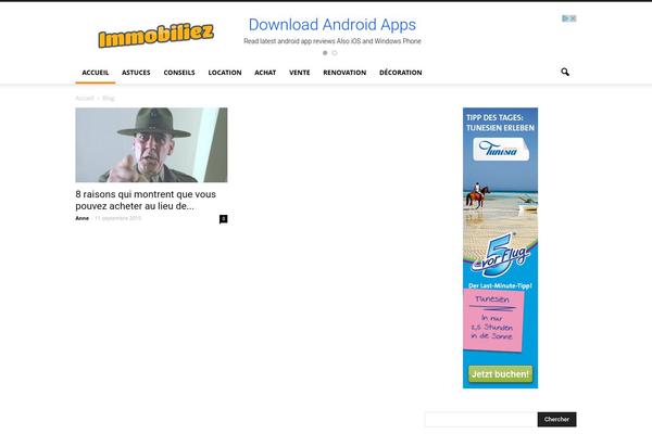 WordPress website example screenshot