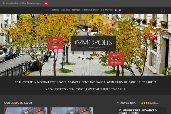 immopolis.fr site used Openestate