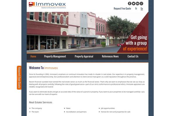 immovex.ca site used Immovexnew