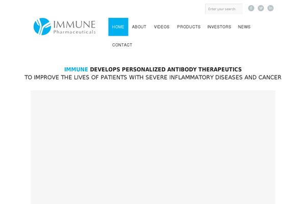 immune theme websites examples