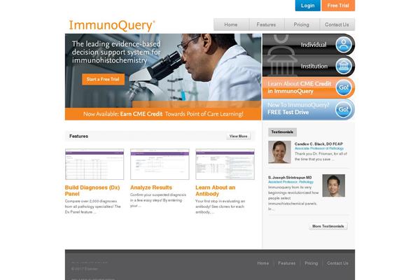 immunoquery.com site used Iq