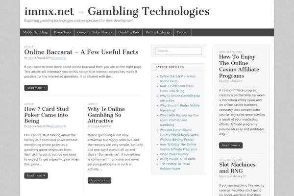Magazine Basic theme site design template sample