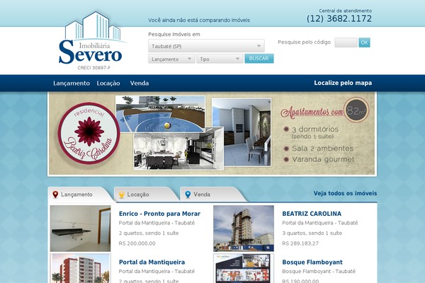 imobiliariasevero.com.br site used Severo