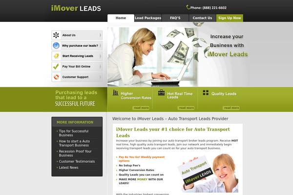 imoverleads.com site used Theme928