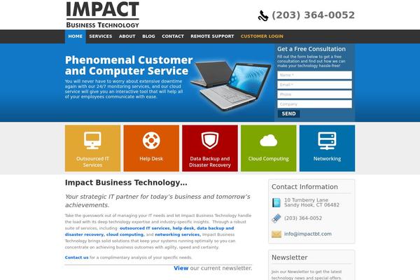 impactbt.com site used Designg