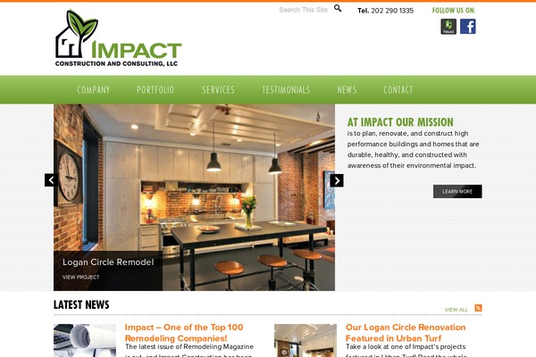 impactbuilt.com site used IMPACT