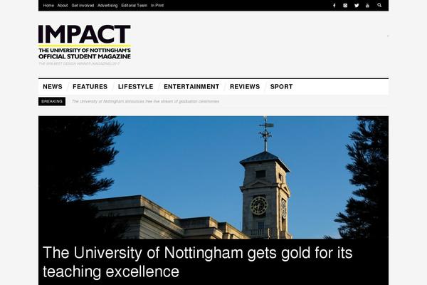 impactnottingham.com site used Dawn-magazine