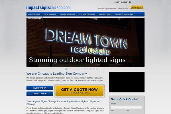 impactsignschicago.com site used Impactsigns