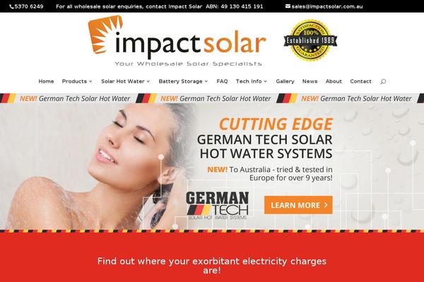 impactsolar.com.au site used Impact-solar