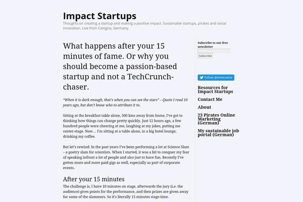 Thesis 1.8.5 theme site design template sample