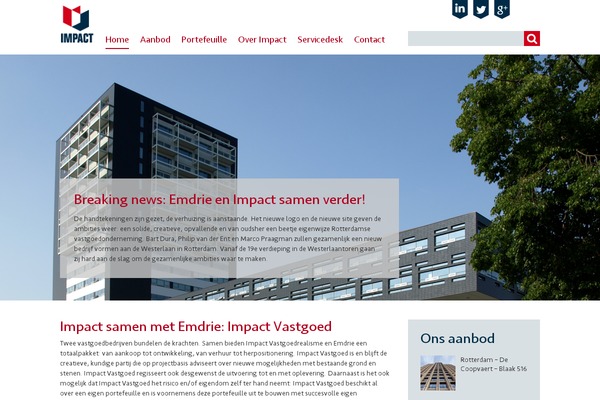 impactvastgoed.nl site used IMPACT