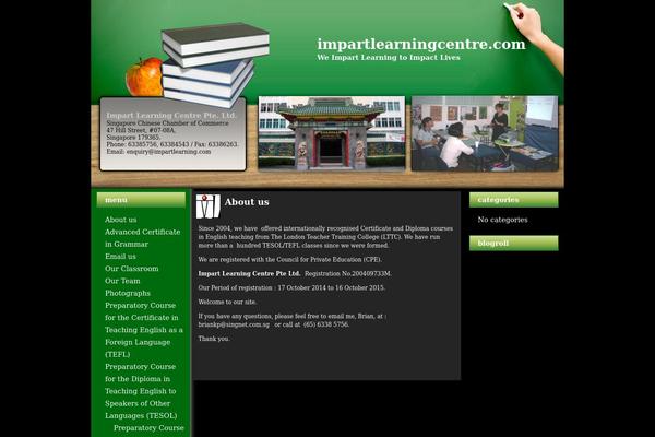 School theme site design template sample