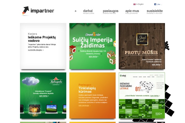 Imp theme site design template sample