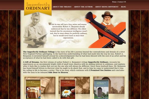 imperfectlyordinary.com site used Susan-theme