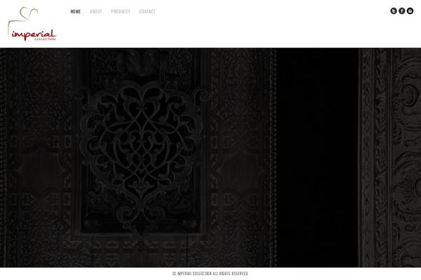 Imperial theme site design template sample