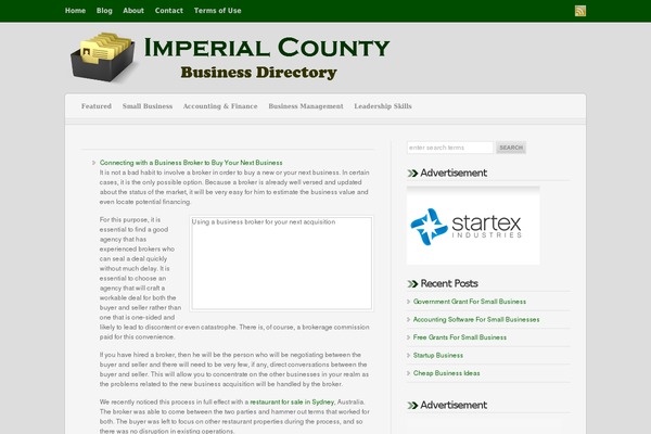 imperial-county.com site used Wp Launch