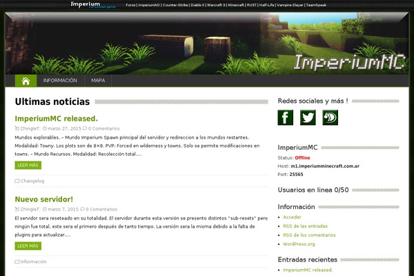 imperiummc.com.ar site used HappenStance