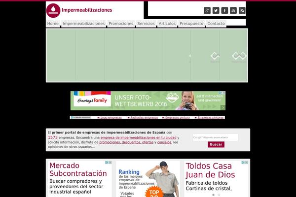 impermeabilizaciones.eu site used Mgtheme