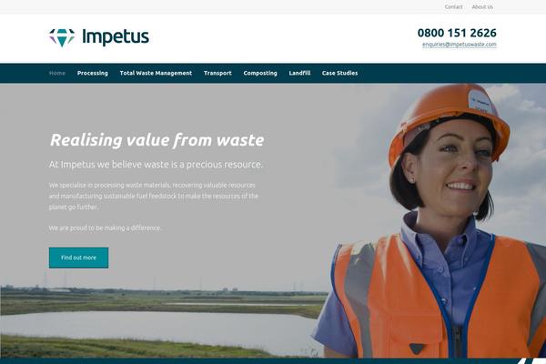 impetuswastemanagement.com site used Impetus