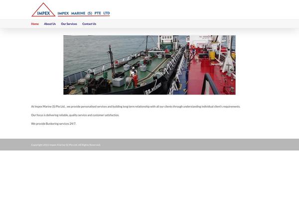WordPress website example screenshot
