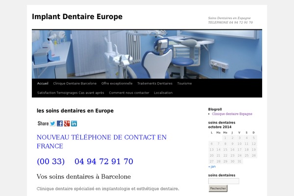 Twenty Ten theme site design template sample