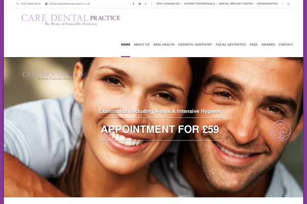 WordPress website example screenshot