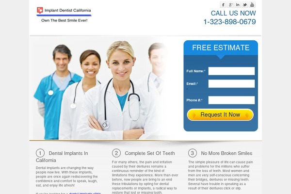 implantdentistcalifornia.com site used Ras-theme-final