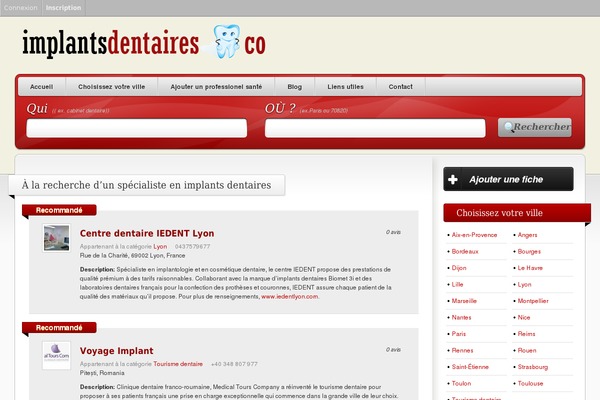 implantsdentaires.co site used Titi