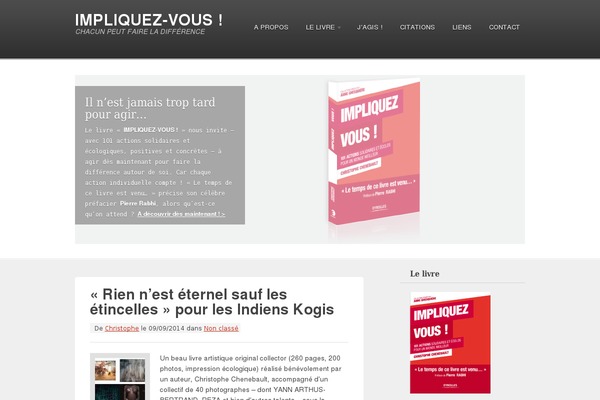 WordPress website example screenshot