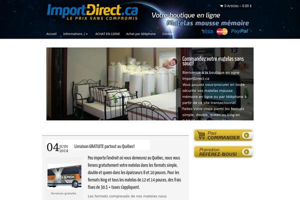 importdirect.ca site used Sommerce_premium_wordpress_theme