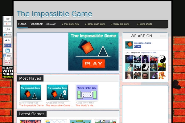 impossiblegame.org site used Papaspizzeria
