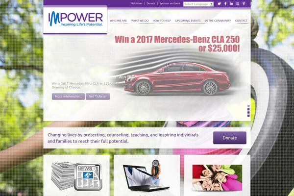 WordPress website example screenshot