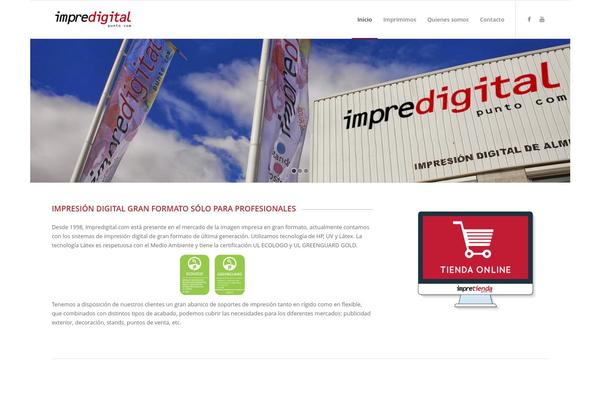 Enfold theme site design template sample