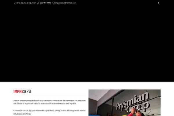 BeTheme Child theme site design template sample