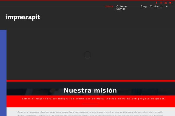WordPress website example screenshot
