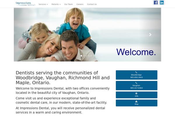 impressionsdental.ca site used Impressions-dental