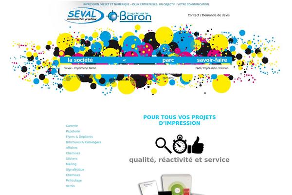 imprimerie-baron.com site used Theme1179